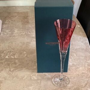 Waterford Winter Wonders Rose Crystal Flute